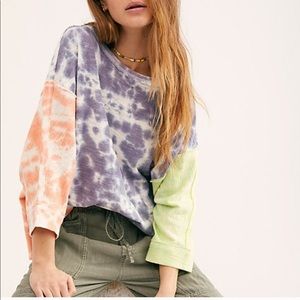 New! Free People Chasing The Sun Top